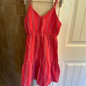 Red Striped Sundress